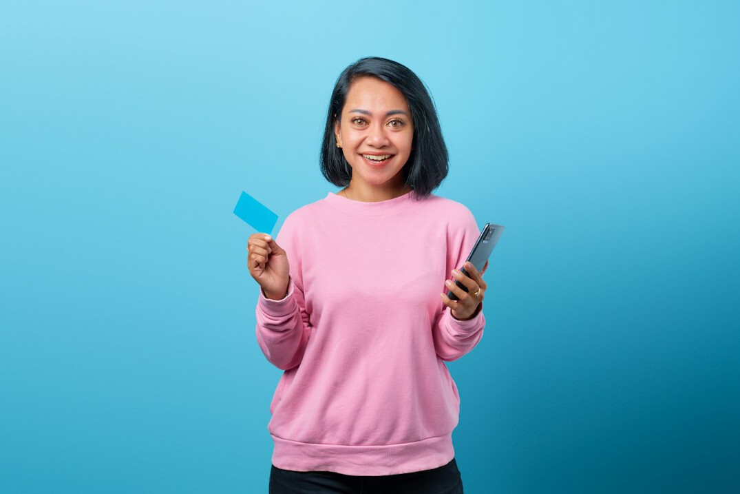 happy person with savings