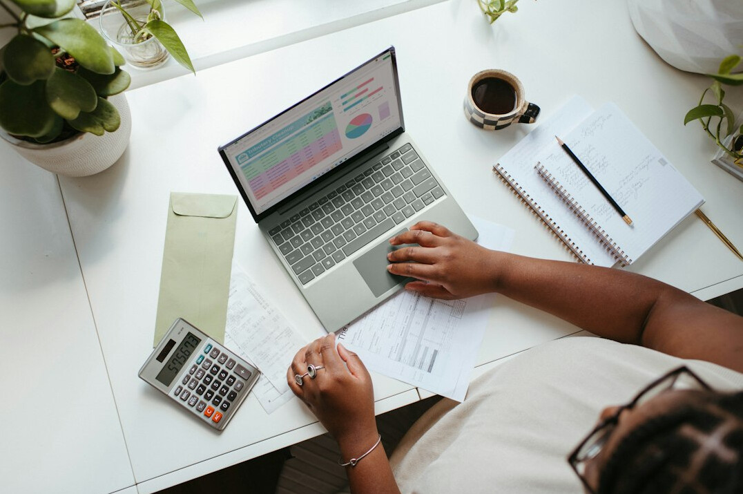 person achieving financial goals